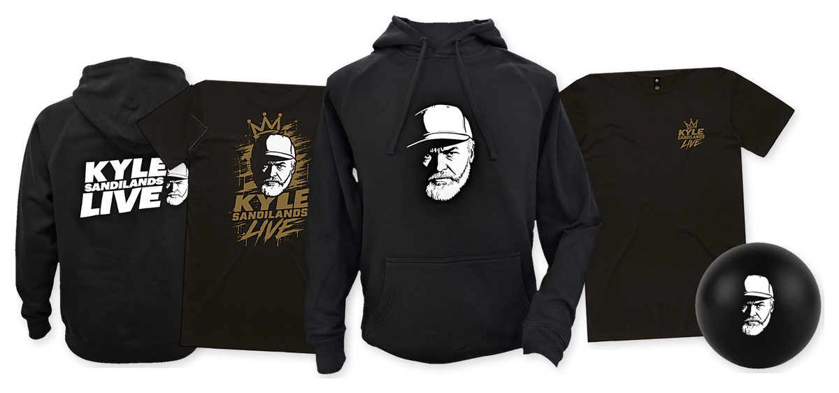 Kyle Sandilands Live hoodies, tees, undies and mugs